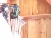 Eva mamando verga y follando