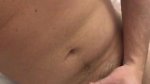 Dude jerks and has multiple orgasms