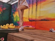 Naked Yoga and lesbian experience in the jacuzzi at Warehouse X 7/16