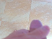 The cleaner makes the bed WITHOUT UNDERWEAR!! I'll have to fill her pussy with cum!! 3/16