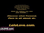 Babe masturbating vibrator orgasm then live webcam blowjob & doggystyle fucking hair pulling & cum on ass - Lelu Love 2/16