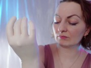 ASMR with surgical gloves and medical mask - SFW video