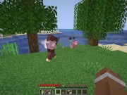 あーけん　50人クラフト　金髪　巨乳　清楚　大学生　 - Screenshot 8 of 16 - Outside