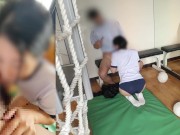 【素人中出し】かわいい日本人とセックス｜生徒を体育館に呼び出して種付する 9/16