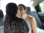 I seduce and touch my best friend while we go in the uber 2/16