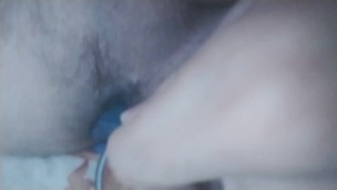 my first anal, testing anal plug is exciting