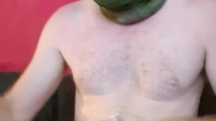 cumming on the couch