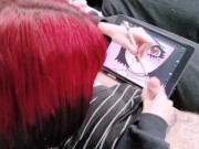 POV Mamando a Apple pênis e levando gozada na boca 3/16