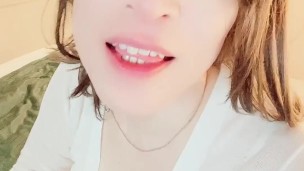 精子を欲しがる女装娘💛 私は変態です💛 人妻系女装娘のんちゃん