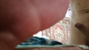 hey whore! I douse your clothes with sweet cum!
