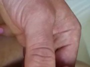 I cover her small tits with cum to start the day off right 11/16