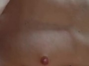 I cover her small tits with cum to start the day off right 2/16