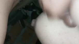 Eva mamando la verga de Samael, chupando una polla gorda