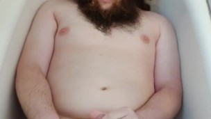 Piss slut loves pissing on themself