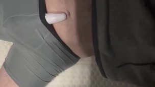 Guy vs vibrating toy makes a sticky mess!!!