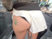 In the Shopping Center with remote control toys and we get dripping wet pussy in public 14/16