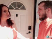 Big Tit Bikini Sexy Babe Takes Brick Cock 2/16