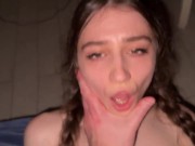 Cum Dripping Teen Loves To Be Used 3/16