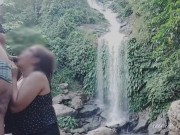 Ang Sabi ko tara sa FALLS hindi SUCK MY BALLS - Pinay Reima Public Waterfall Fuck 2/16