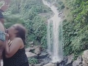 Ang Sabi ko tara sa FALLS hindi SUCK MY BALLS - Pinay Reima Public Waterfall Fuck 4/16