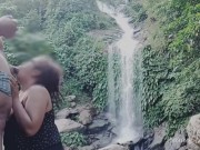Ang Sabi ko tara sa FALLS hindi SUCK MY BALLS - Pinay Reima Public Waterfall Fuck 5/16