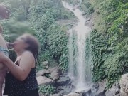 Ang Sabi ko tara sa FALLS hindi SUCK MY BALLS - Pinay Reima Public Waterfall Fuck 6/16