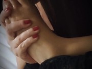 Morning fun She licks Lovelyfeet 16/16