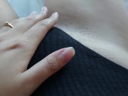 Hairy latina showing you her hairy pussy and hairy legs 5/16