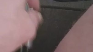 Anal masturbation with two markers
