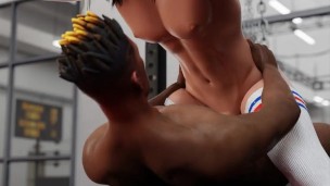Phoenix Risky Gym Encounter with a Power Bottom part 1
