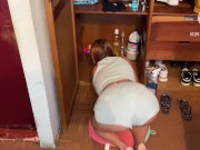 ¿Atascada En El Closet o Quería Mi Leche? ¡Estoy Mojada! ¡Me Encanta! ¡Así Así Hazme Orinar! ¿Dulce?