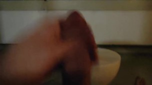 Outdoor cumming on the hotel balcony