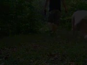 Milf walks like a dog on a leash 16/16