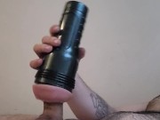 Fleshlight is the best invention! Cock explosion I want more ! *wink* 2/16
