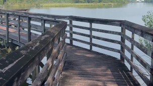 Quick public blowjob on a pier real amateur video