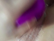 bitch masturbates with her dildo