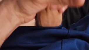 Big white Cock tease and stroke