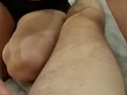 after 3 days without seeing my man he fills my mouth with cum 12/16