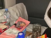 Кончил на большие сиськи попутчики в поезде 2/16