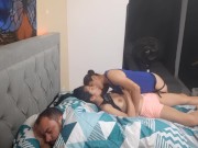I fuck with my horny lover and my husband catches us 7/16
