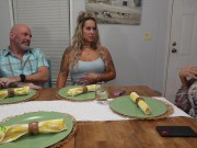 StepDaughter Misty Meaner Sneaks into my bedroom to get her phone...Stepdad gives her some cock!