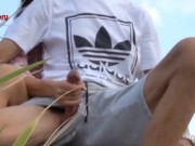 Wspólna masturbacja polskiej pary publicznie 4/16