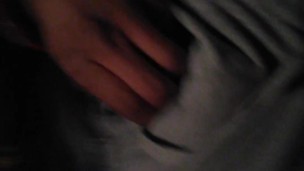 Riding around playing with my dick