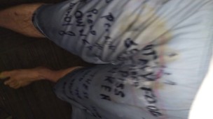 Pissing on UA shorts