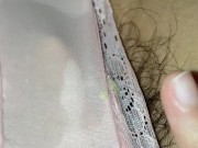 開始1分でパンツがぐっしょり♡濡れやすい剛毛素人がパンツの隙間から指をじゅぽじゅぽオナニー【個人撮影】 13/16