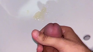 Handjob saturday in the morning, i try no cum | Short