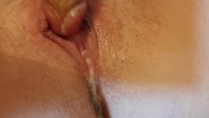 Secretly playing with my dildo whilst hubby is