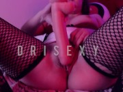 JOI - putinha metendo dildo de 22cm na buceta pedindo pra vc gozar | Dri Sexy 11/16