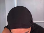 Hijabi slut Aaliyah Yasin gets a facial cumshot from her step-brother 10/16