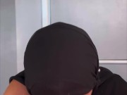 Hijabi slut Aaliyah Yasin gets a facial cumshot from her step-brother 11/16